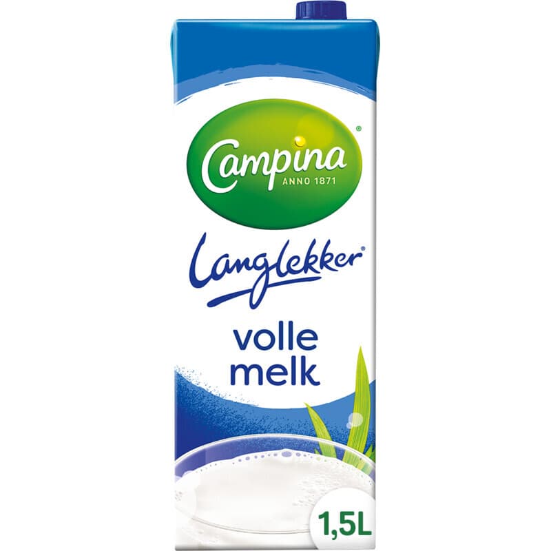 Campina Langlekker volle melk - 1,5 l