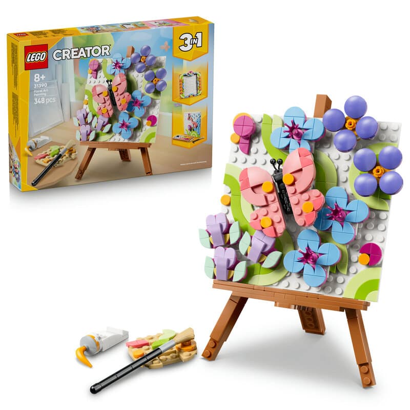 LEGO® Creator 3-in-1 Bloemenkunst Schilderij 31390