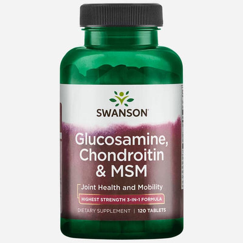 Swanson Glucosamine, Chondroïtine&MSM 250/200/150 mg 120 tabletten