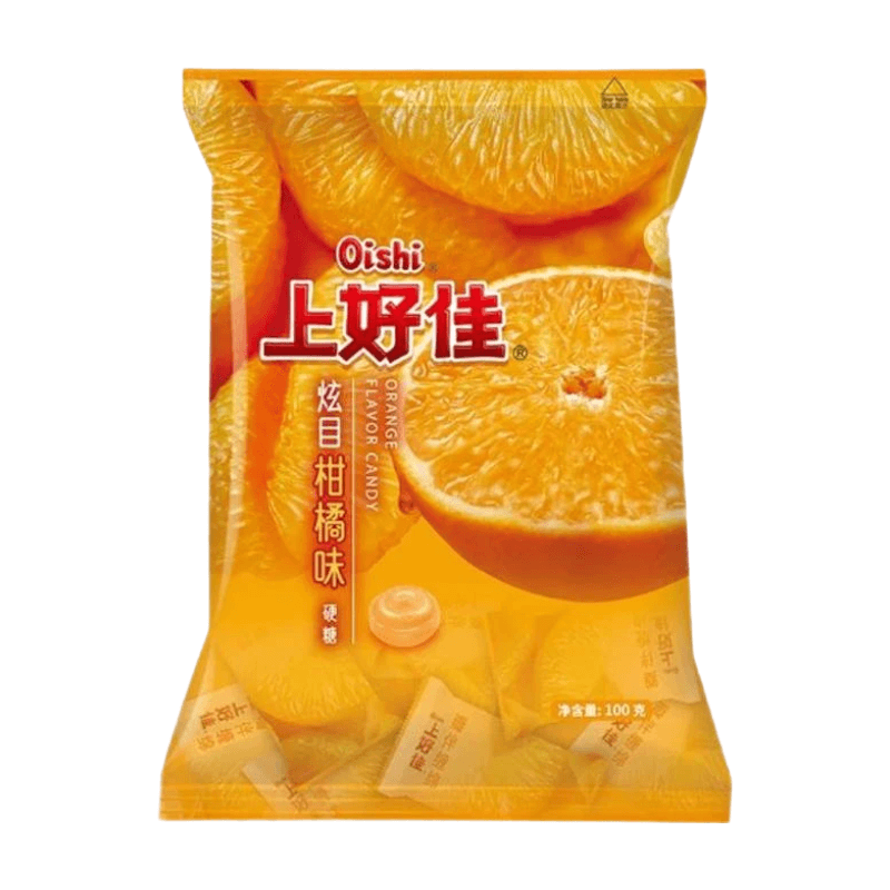 Oishi harde snoepjes met verbluffende citrus smaak 100g