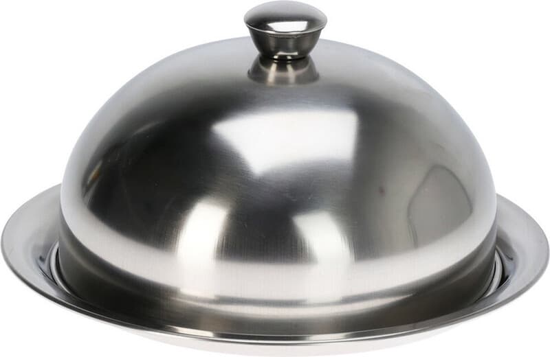 Excellent Serveerschaal met deksel - RVS, 31 cm