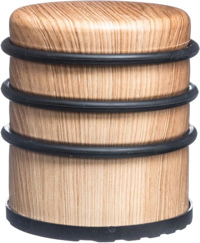 5five Houten deurstopper slot - Lichtbruin, 7 x 7 x 8 cm