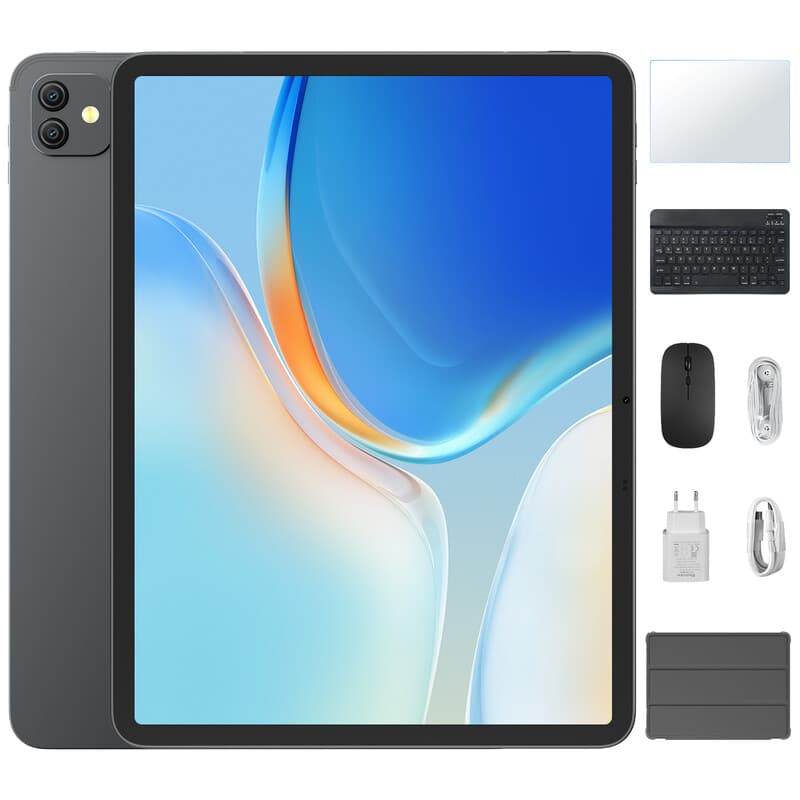 Blackview Link 8 Tablet, 12.7 inch 2K+ FHD 2176*1600, Android 15 Gemini AI MediaTek G100 18GB RAM+256GB ROM 8400mAh/PC-modus/Widevine L1/Face ID/16MP+13MP/GPS/OTG Gaming-tablet