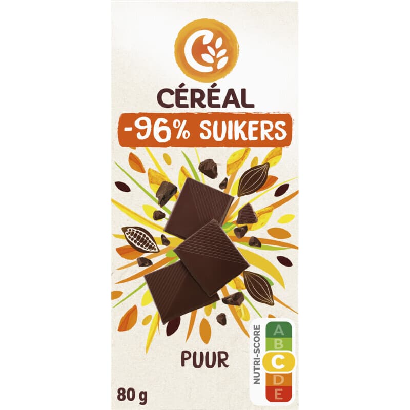 Cereal Choc Bar Pure - 80 g