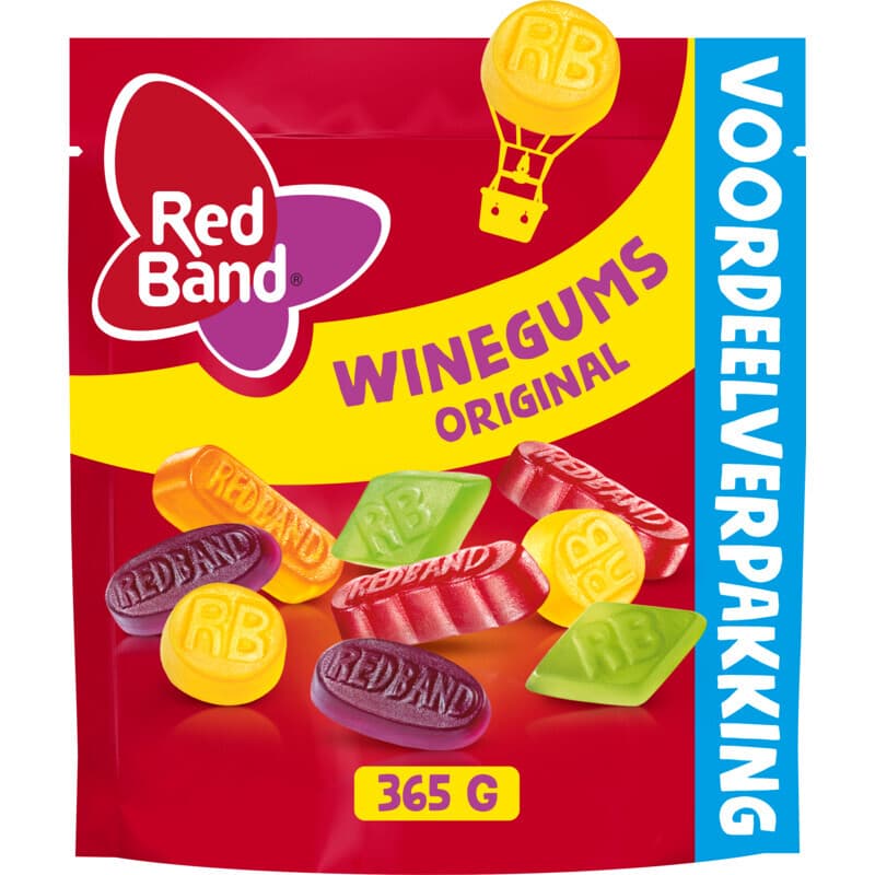Red Band Wine Gums Original - 365 g