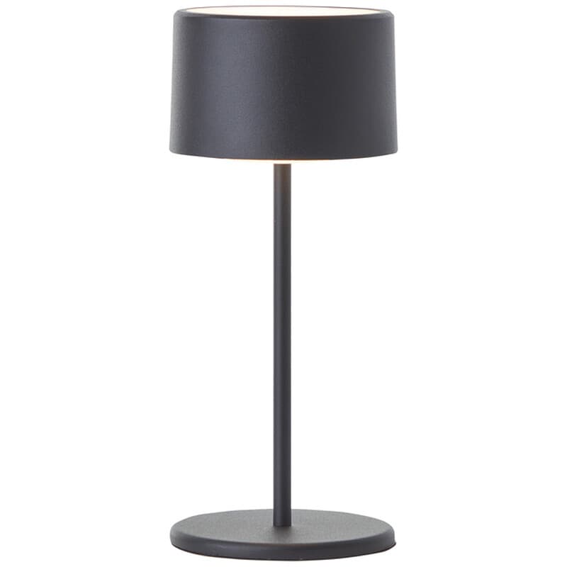 Brilliant Led Tafellamp Batterij, 210 Lm Touchdimmer, 3000K, 21 Cm, Metaal, Zwart
