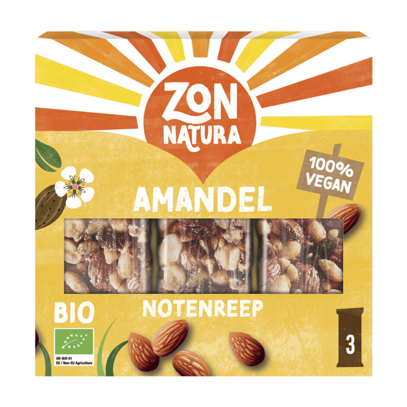 Zonnatura Organic Notenmix Reep - 75 g