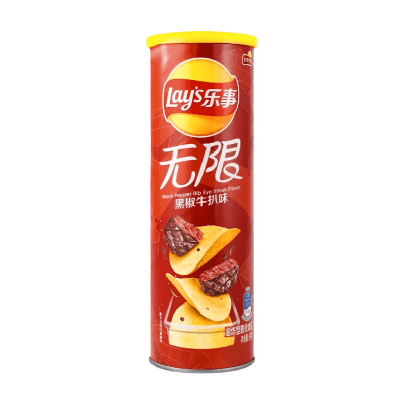 Lays chips – ribeye-smaak met zwarte peper 90 g