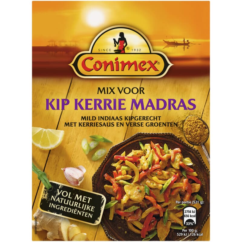 Conimex Mix voor Indiase Kip Madras - 61 g