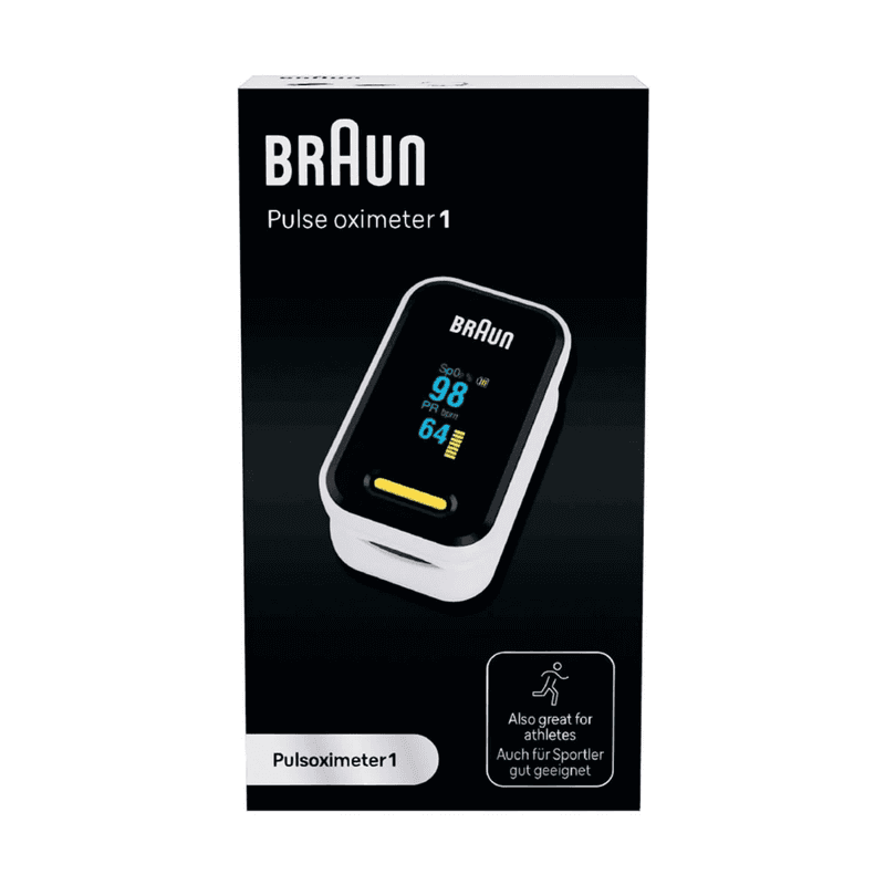 BRAUN YK-81CEU Vingertop-pulsoximeter met tactiele drukzensor