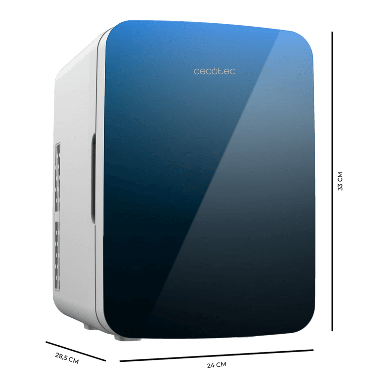 Koelkast Bolero MiniCooling 10 liter Bahamas Pat 1 / Cecotec Bolero MiniCooling Bahamas Mini Fridge 10L - 12V/220V Portable Cooler & Warmer (7°C-65°C) for Car, Motorhome, RV, Bedroom & Office