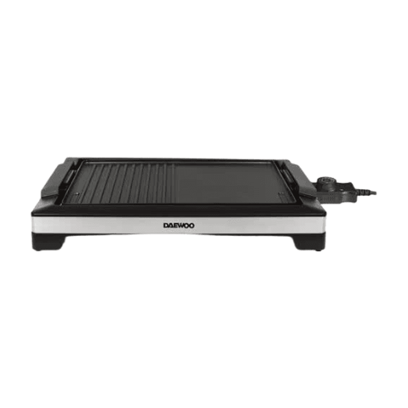 DAEWOO DW.DTG-758 elektrische grill voor binnen - antiaanbaklaag - instelbare temperatuurregeling - verwijderbare grillplaat - cool-touch handgrepen
