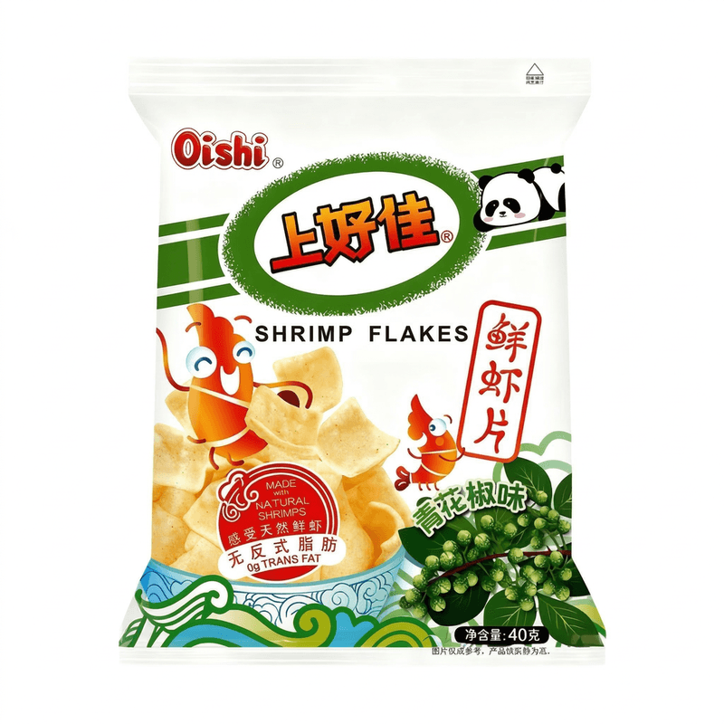 Oishi Garnalenchips met Sichuan Peper 40g