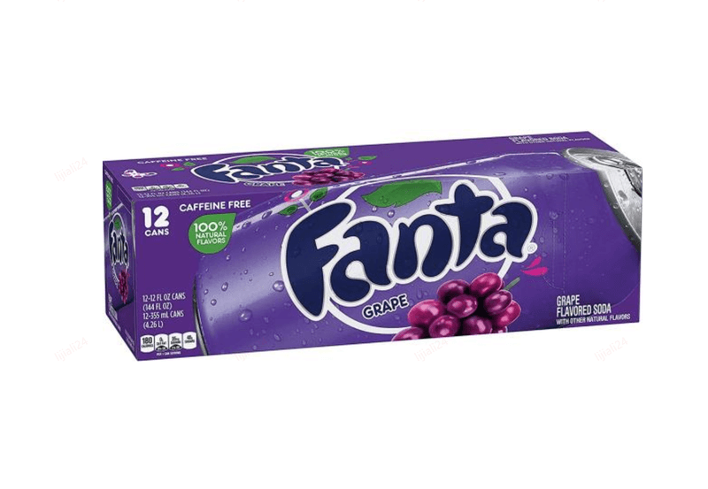 Fanta Druif Frisdrank - 12 x 355 ml