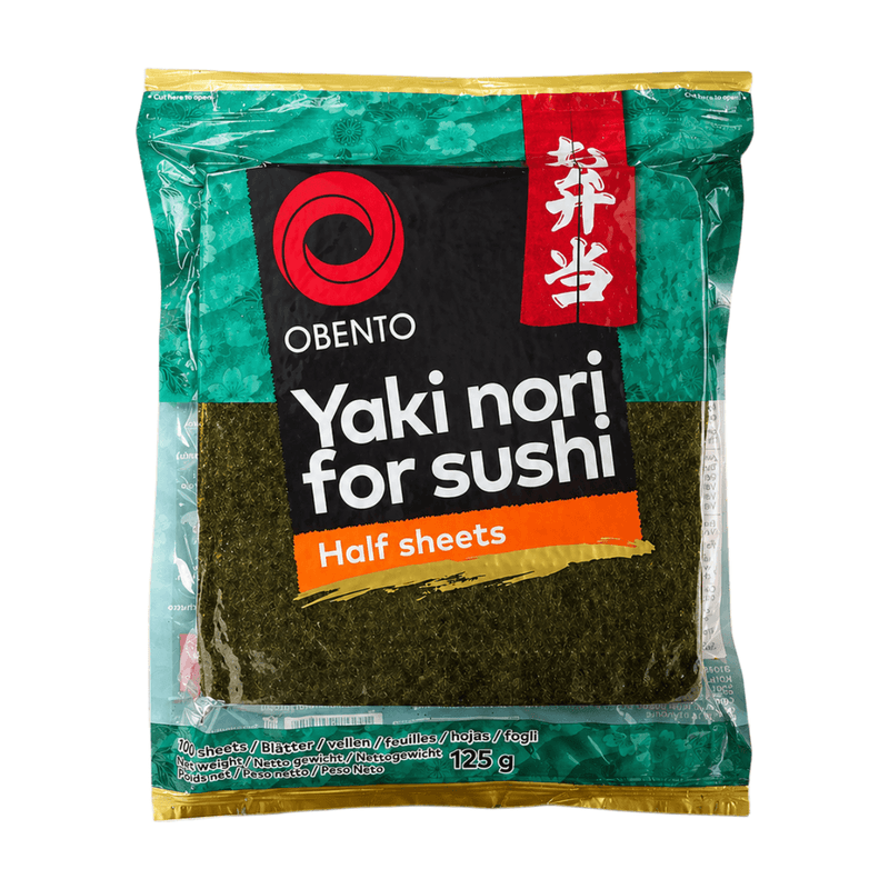 OBENTO geroosterd nori gehalveerd 125 g