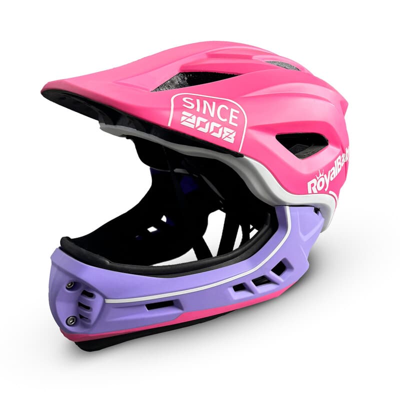 RoyalBaby+Helm+Volledig gezichtsbeveiligingshelm Roze, Netto gewicht 0,75 kg