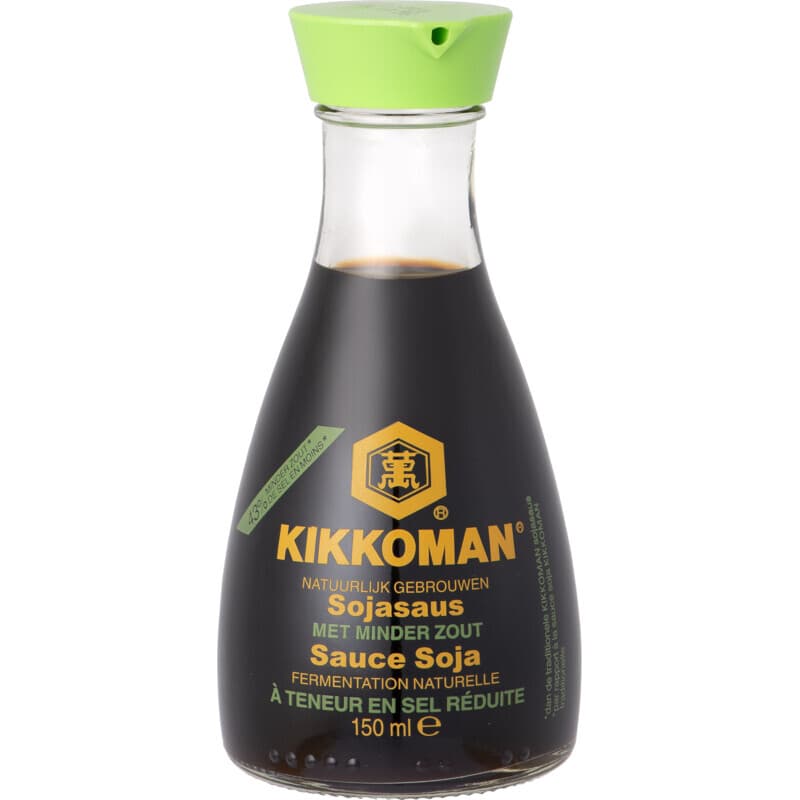 Kikkoman Minder Zout Sojasaus - 150 ml