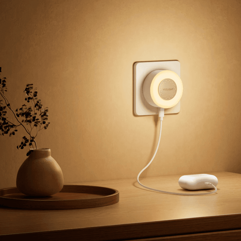 Yeelight USB-oplader met nachtlampfunctie - Jelly 4 Plus