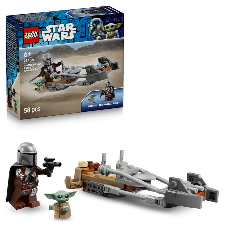 LEGO Star Wars™ 75436 De Mandalorian en Grogu's speederbike