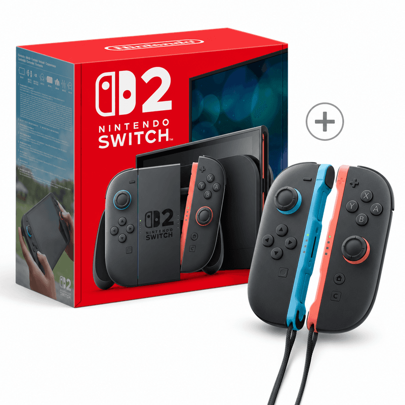 Nintendo Switch 2-consolebundel – Extra lichtblauw / lichtrood Joy-Con 2 paar