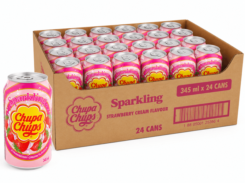 Chupa Chups Aardbeienroom 24×345 ml
