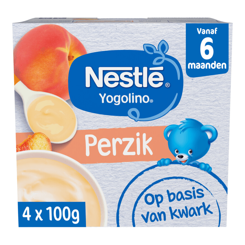Nestle Yogolino 6 maanden+ Perzik 4 x 100 g