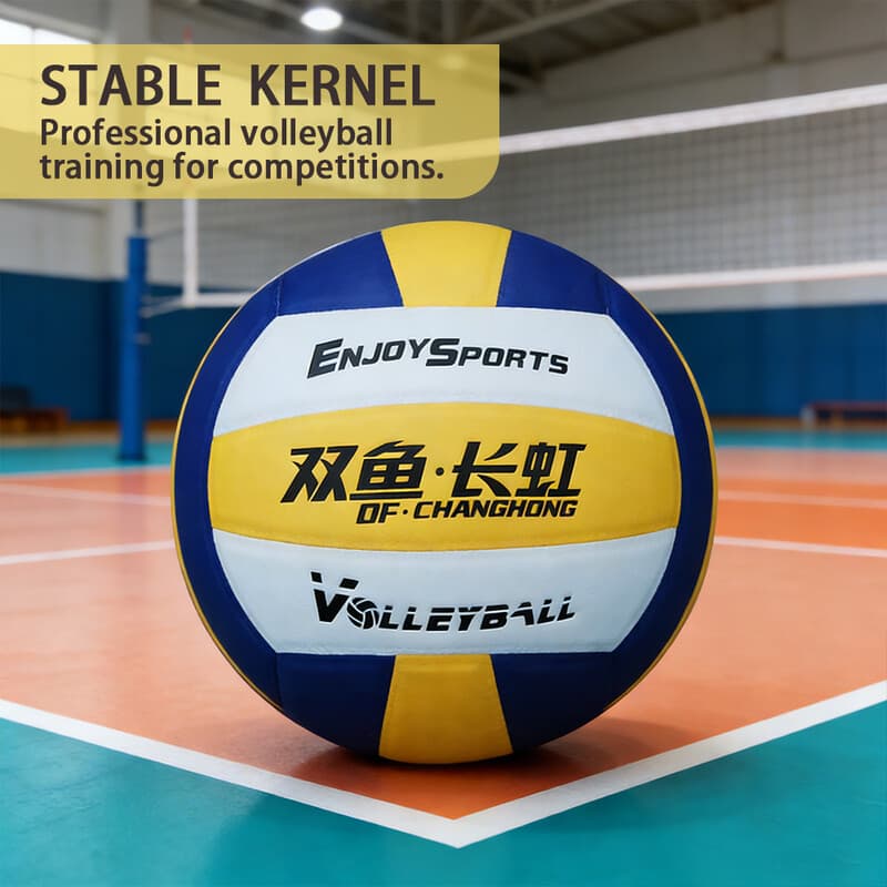 Double Fish Changhong VC500P trainings- en toetsbal van microvezel, maat 5