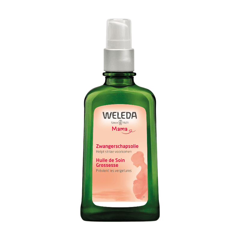 WELEDA Zwangerschapsolie - Lavendel, Wilde Roos & Sinaasappel - Voorkomt & Vermindert Striae - 100% Natuurlijke Ingrediënten - 100ml