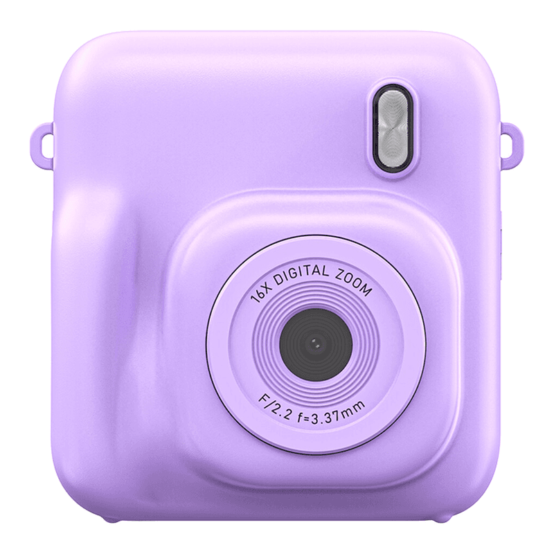 Songdian Instant Print Camera Cadeau voor Meisjes en Jongens Speelgoed Kerst- en Verjaardagscadeau - Paars