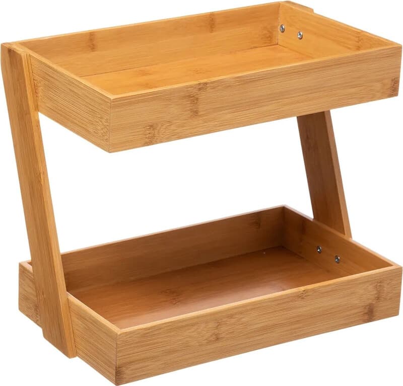 5five Bamboe Plankeenheid - 31,5 x 22,5 x 26 cm, Bruin