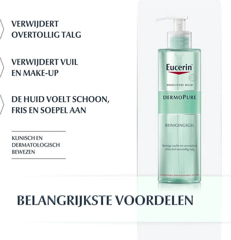 Eucerin DERMOPURE OIL CONTROL Gezichtsreinigingsgel 400 ml
