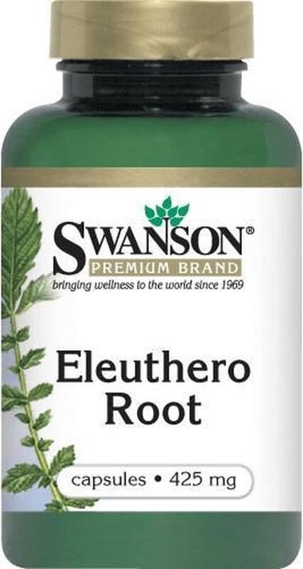 Swanson Eleutherococcus root 425 mg 120 stuks (2 maanden)