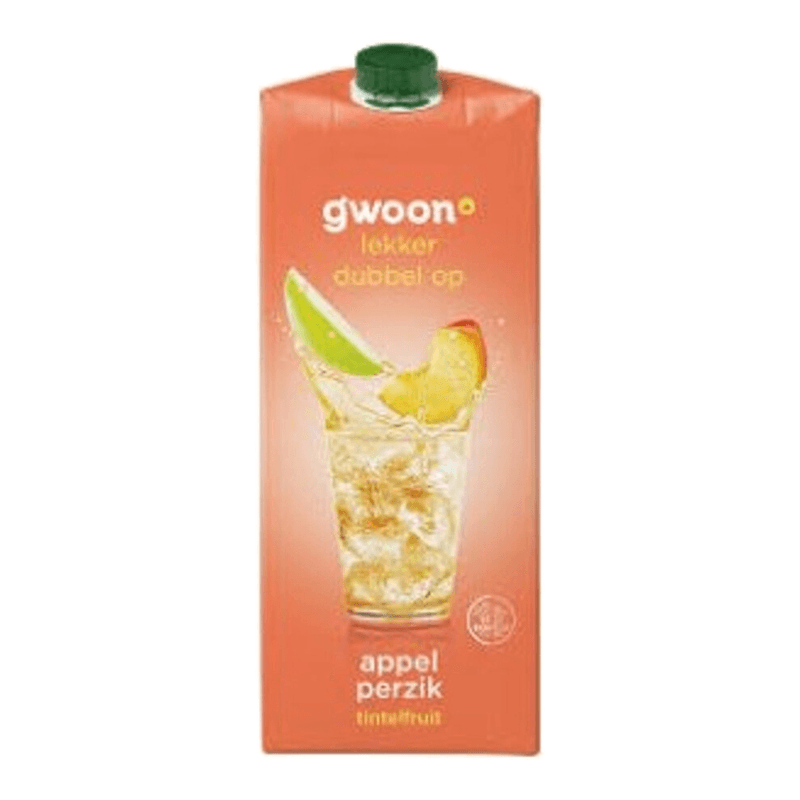 G'woon Appel Perzik Smaak Water - 1.5 L