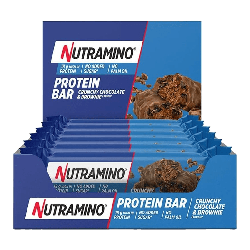 Nutramino Eiwitreep 12 x 55 g - Krokante chocoladebrownie