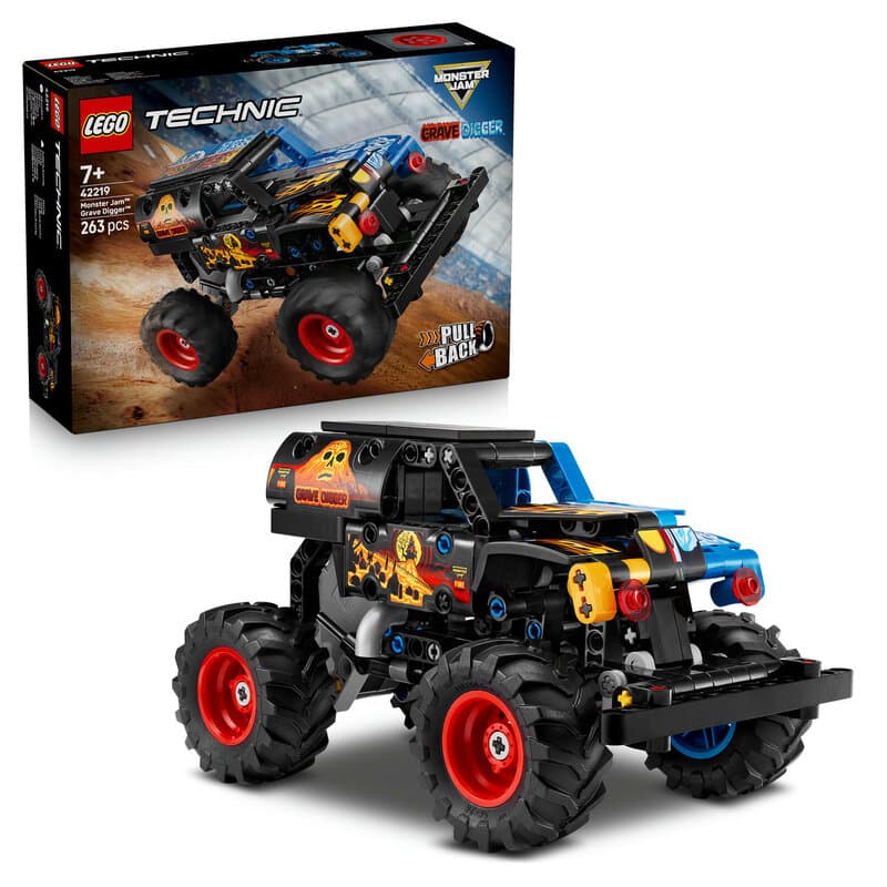 LEGO Technic Monster Jam Grave Digger vuur en ijs 42219
