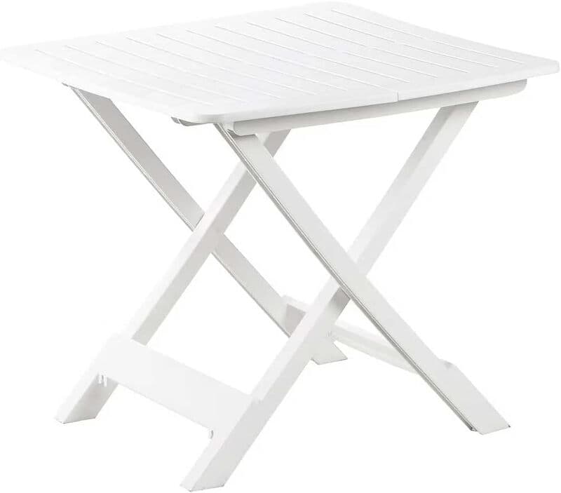 Koopman Vouwtafel - Wit, 79 x 72 x 70 cm