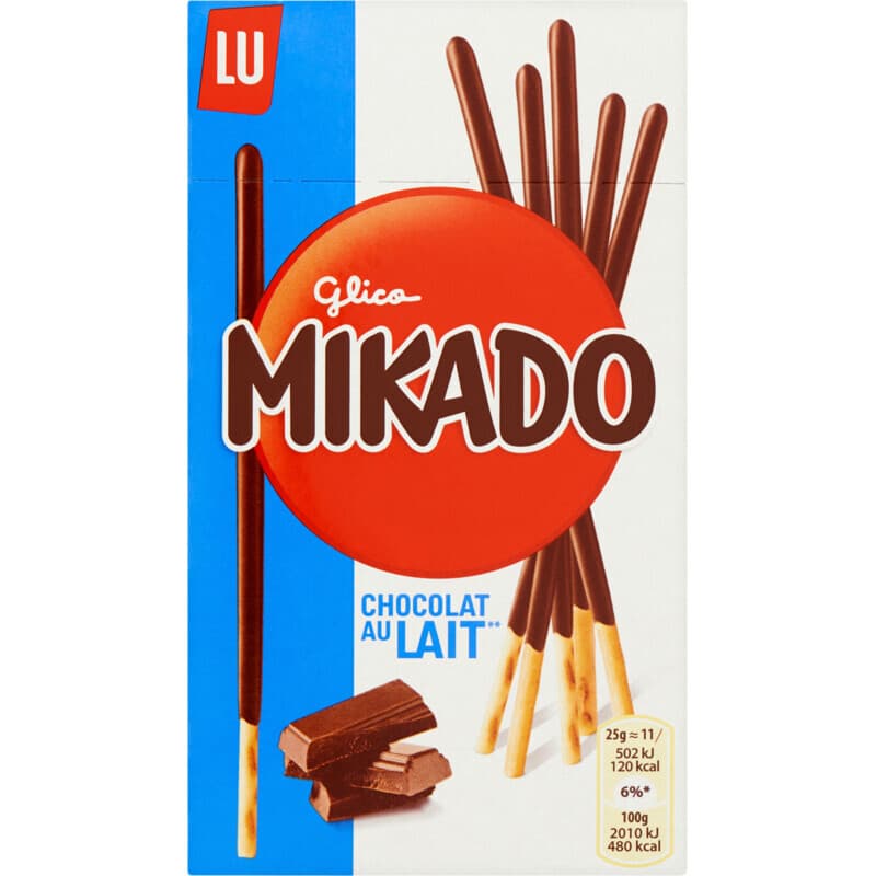 Lu Mikado Melkchocolade Biscuit Sticks - 75 g