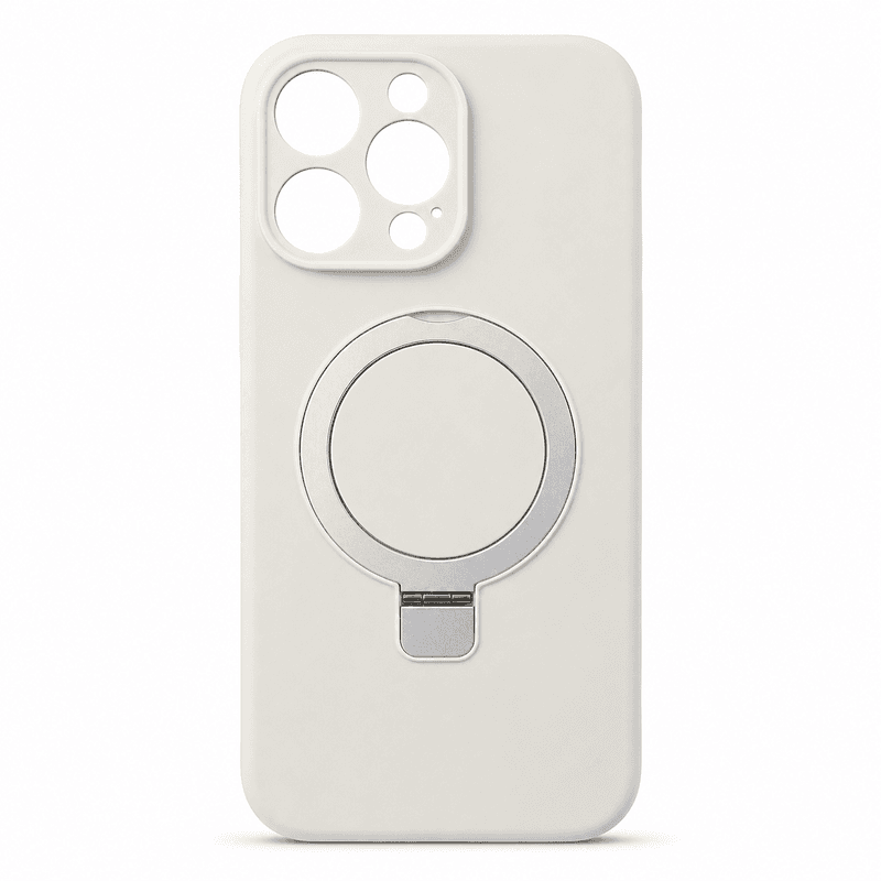 VoxorAI Wit Geschikt Voor iPhone 17 Pro Telefoonhoesje Nieuw MagSafe Magnetisch Standaard Telefoonhoesje