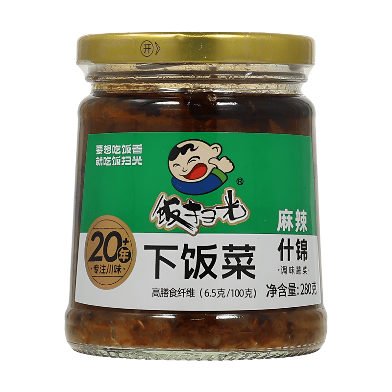 Fan Sao Guang Appetiserende ingelegde groenten - pikante mix van ingelegde groenten 280 g