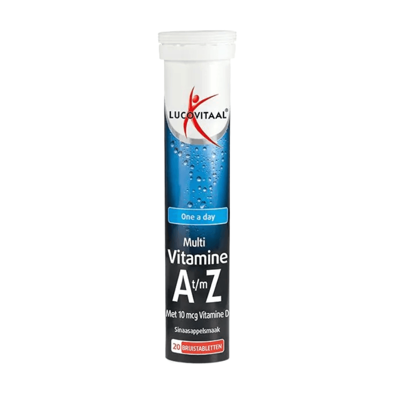 Lucovitaal Multi A-Z Bruistabletten - Sinaasappelsmaak - 80g