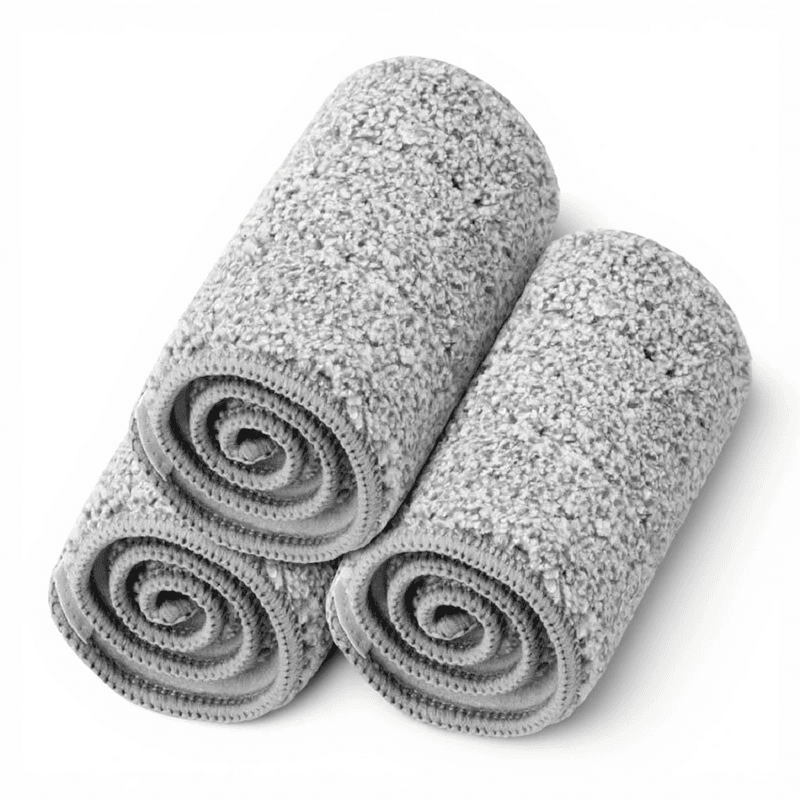 J.ZAO ochama×J.ZAO 3-Pack Vervangingsdoekjes voor vlakmop, 3 stuks, schuurspons, emmermop vervangingsdoekjes - Superabsorberend, krachtige vlekverwijdering, 11 x 32 cm, geschikt alleen voor S16-emmers