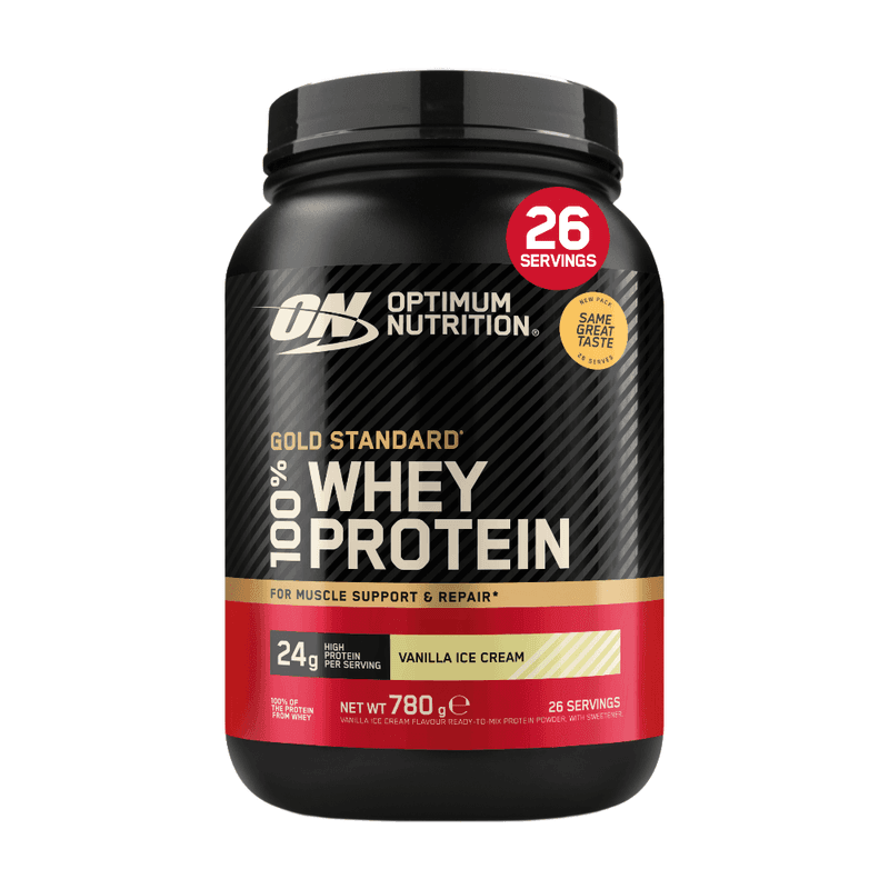 Optimum Nutrition Gold Standard 100% Whey Eiwitpoeder Vanille-ijs 780 g (26 porties)