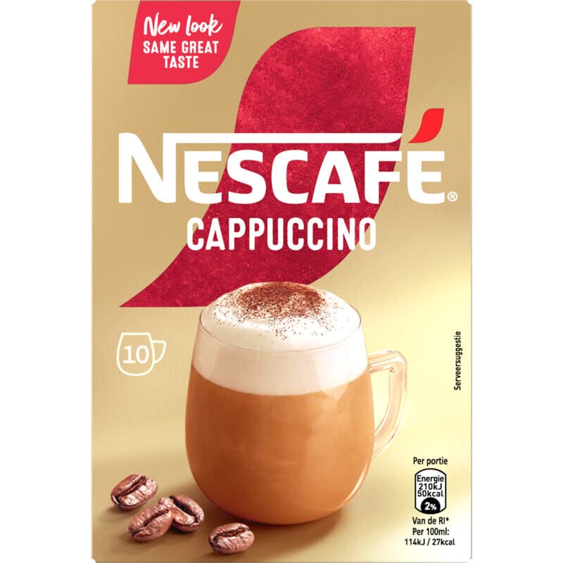Nescafe Cappuccino Instant Koffie - 10 pcs
