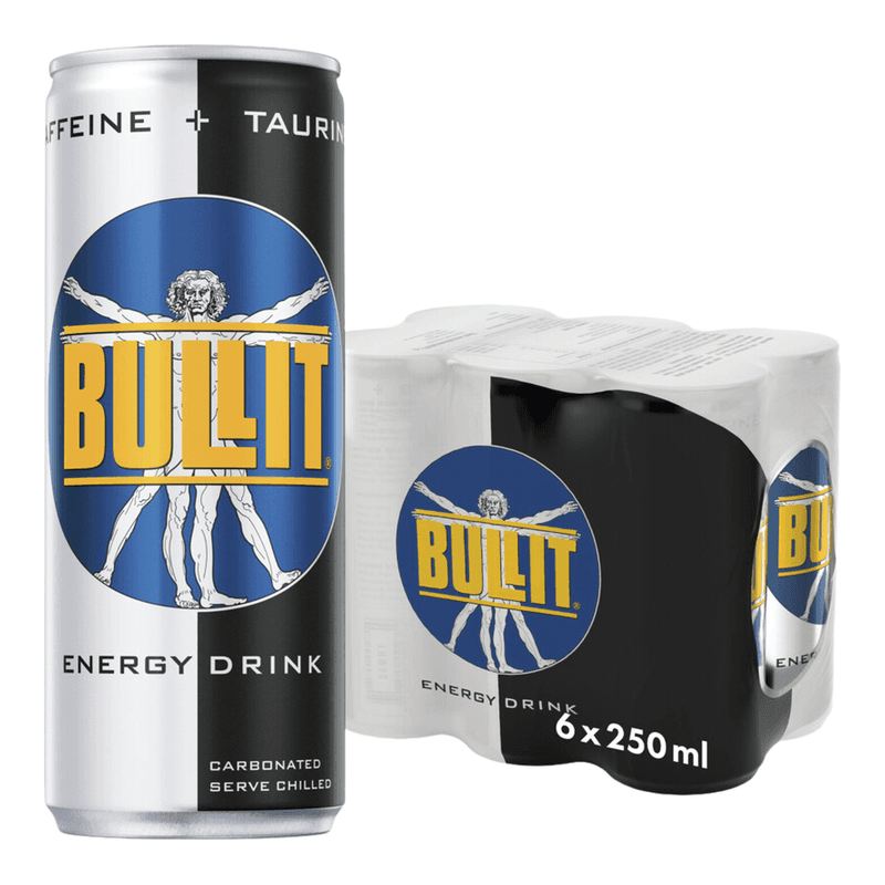 Bullit Energy Drink - 6 x 250 ml