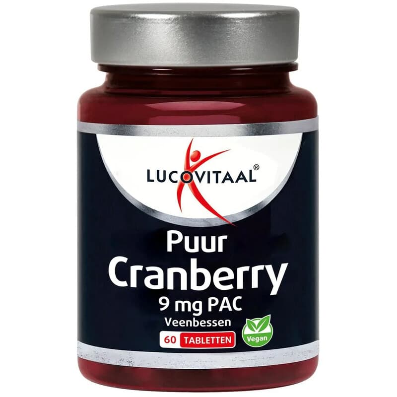 Lucovitaal Pure Cranberry 9 mg PAC 60 tabletten