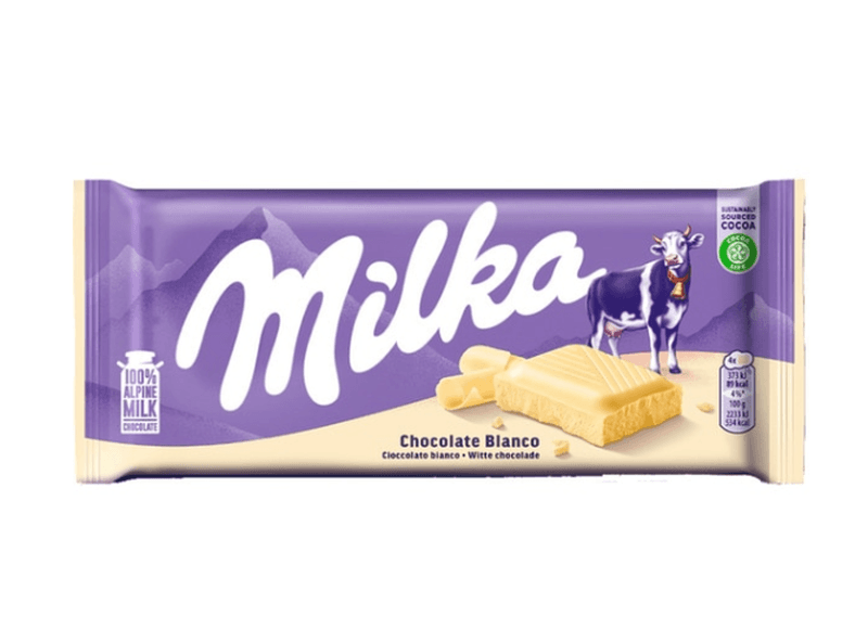 Milka Witte Chocolade Energie Bar - 90 g