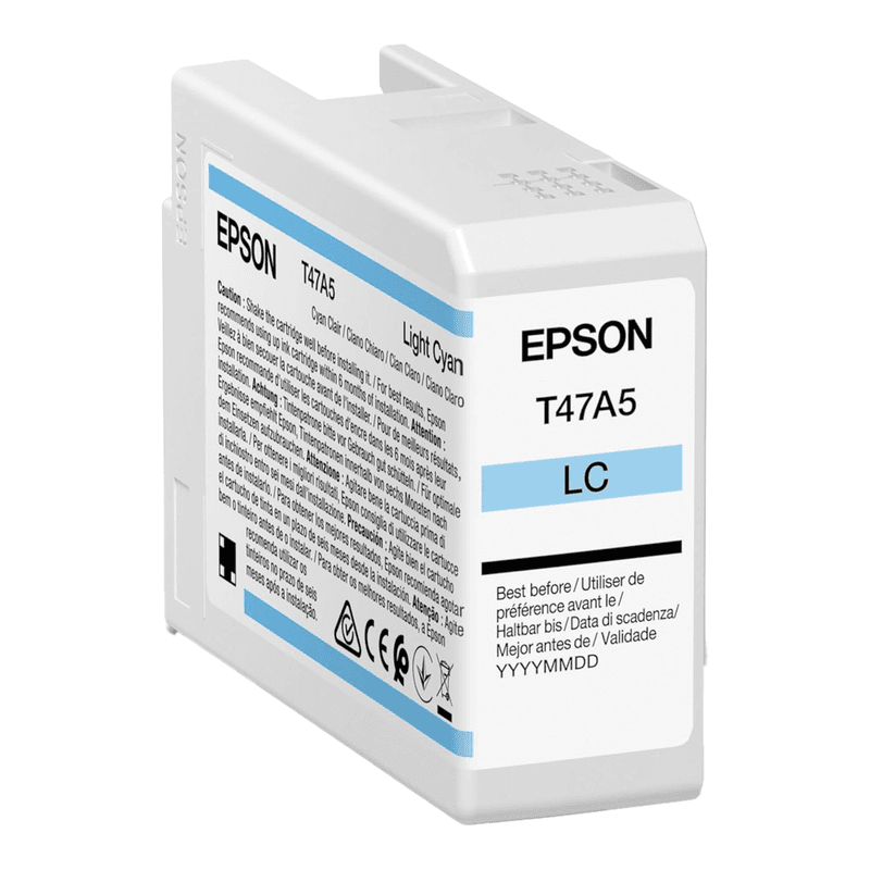 Epson T47A5 inktcartridge, 1 stuk, origineel, licht cyaan