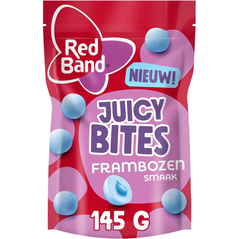 Red Band Fruit Bits Blauwe Bessen Smaak - 145 g