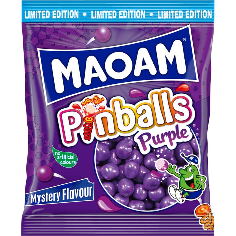 Maoam Pinballs Paars - 210 g