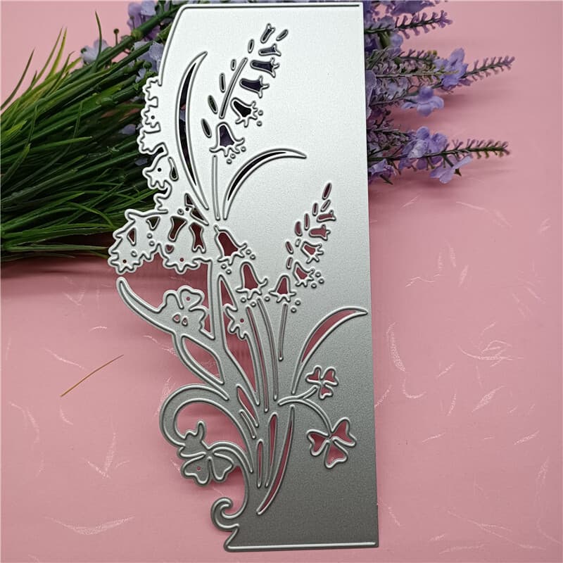 Bloemblad Metalen Uitsteekvormen, Gloriebloem Kralenrand Snijvormen Uitsteekvormen Voor DIY Scrapbooking Album Decoratieve Reliëf Papier Uitsteekvormen Kaartmaken